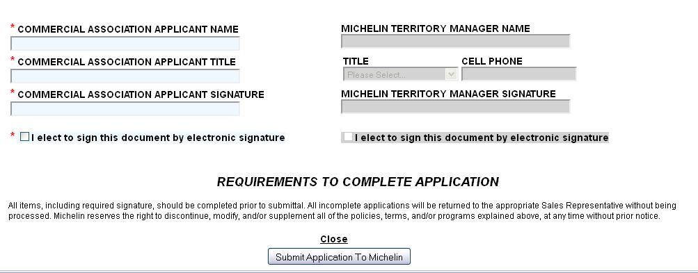 7. Read the agreement terms and conditions, and input your Name, Title and Name again under the signature section.