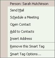 WD 18 Microsoft Word 2002 4. In the body of your letter, this Saturday and Thursday may be marked as smart tags. Your name should also be marked as a smart tag at the end of the letter.