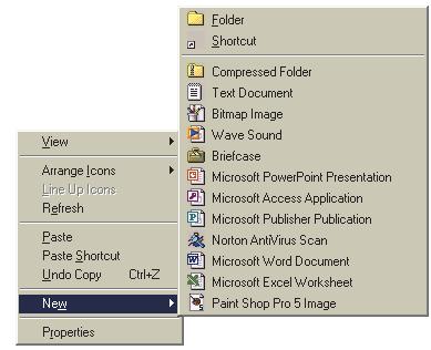 Chapter 1 Creating a Document WD 29 Figure 1.29 Creating a new folder Word 4. To proceed with creating the new folder: CHOOSE: Folder A folder entitled New Folder should appear, as shown below: 5.