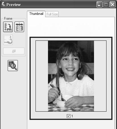 EPSON Scan prescans your image(s) and displays them in one of the following Preview windows: Normal Preview Thumbnail Preview Office Mode: The ADF loads your first document