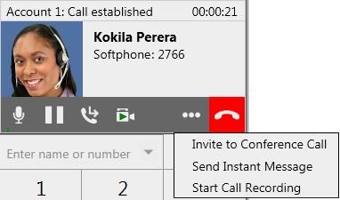 Established Calls You can merge two established calls.