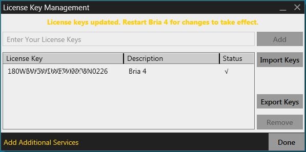 Bria 4 for Windows User Guide Retail Deployments 4.7 Sharing your Screen The Screen Share Add-in lets you share your screen with other people, both other Bria users and people who are not Bria users.