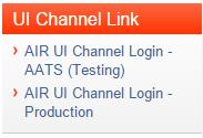 Step 2: Upload the Communications Test Files on the IRS AIR Website Navigate to the IRS AIR website. 1.
