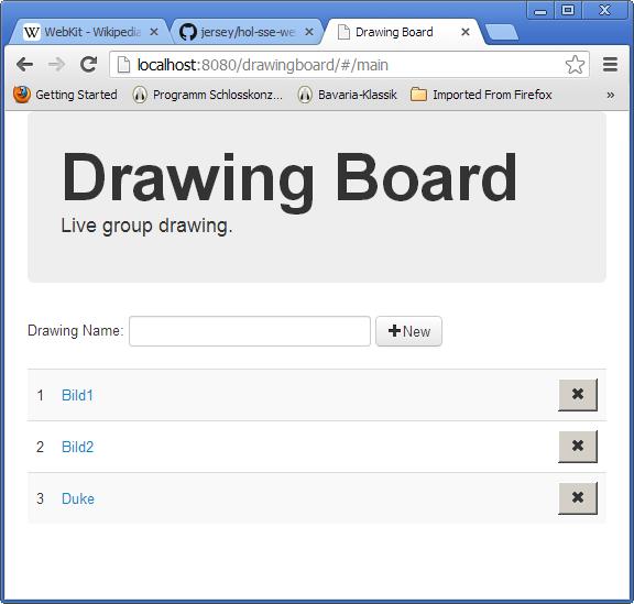 Drawing Board Demo: HTML5 App on WebLogic http://github.
