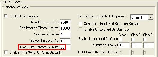 Page 27 of 36 DNP3 Time Sync and Unsolicited Messaging - Controller 1. Now we will go back and set the MicroLogix to sync up with the Master after a power cycle and every hour thereafter. 2. Under the DNP3 Slave tab, set the Time Sync.