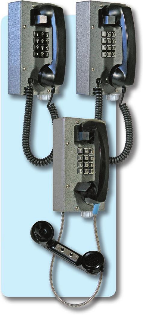 SCT-10-V-H SCT-40-V-H Volume Control Handset SCT-30-V-H Guardian s SCT-V-H Series of Hazardous Area Steel Compact Telephones are engineered to deliver reliable, high quality communications in