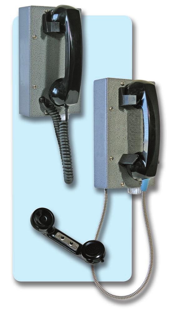 Volume Control Handset SCR-41-V-H SCR-11-V-H Guardian s SCR-V-H series of Hazardous Area Steel Compact IP Ringdown Telephones are designed for harsh environments with special communication needs,