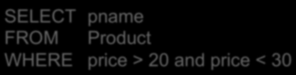 pname FROM ( SELECT * FROM Product as P WHERE price >20 ) as X WHERE X.