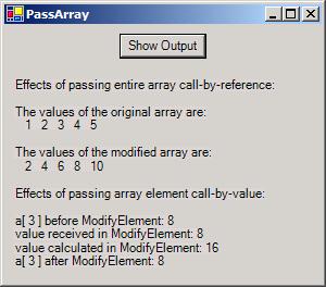 PassArray.cs 70 e *= 2; 71 72 outputlabel.