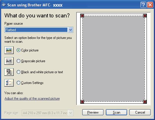 Scanning The scanner resolution can be set as high as 1200 dpi. For resolutions greater than 1200 dpi, use the Scanner Utility. (See Scanner Utility on page 61.