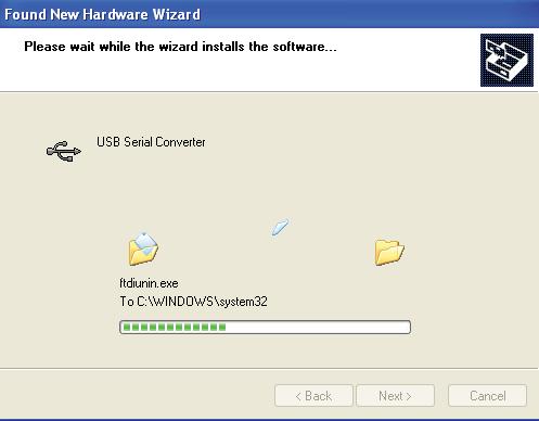 USB Driver Installation for Windows XP 8. Highlight the Win98_Win_2000_ Win98 directory by clicking on it and then click <OK>. 10.