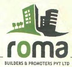 Trade Marks Journal No: 1808, 31/07/2017 Class 36 2902322 16/02/2015 ROMA BUILDRE & PROMOTERS PVT. LTD.
