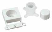 Dimmer Module 154PL 2 Gang Dimmer Plate & Knobs (1600W Max) - 4 Apertures (25 x 62mm) 185 2 Gang Dimmer Plate & Knob