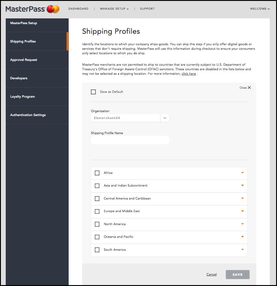 Service Provider Merchant by Merchant Onboarding Steps Merchant Registration and Setup Merchant Activity NOTE: The Masterpass Merchant Portal is currently being redesigned, and parts of the interface