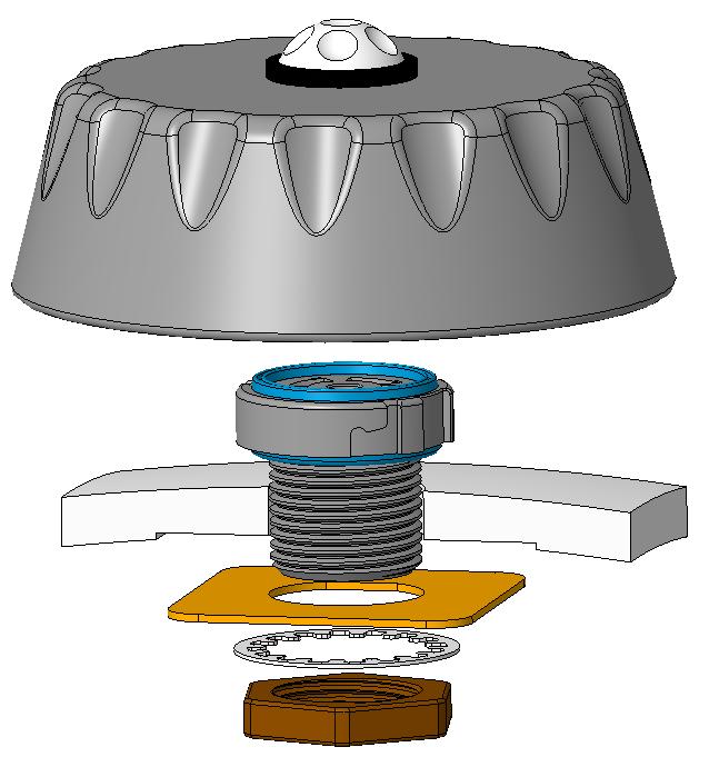 Platform Overview Proposal: To fit a Ø20-22mm hole in the bulkhead of the luminaire Only requires