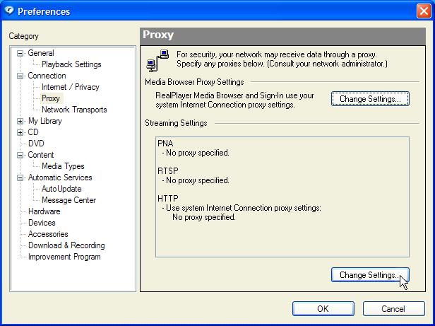 Blue Coat Security First Steps 5. Configure options: a. Select Use proxies. b.