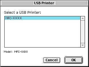 e Click Change... in the USB Printer Selection.