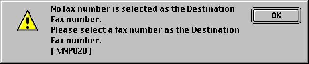 7. Printing and Faxing d Click Send Fax. The Send Fax dialog box appears: The Send Fax dialog box has two list boxes.