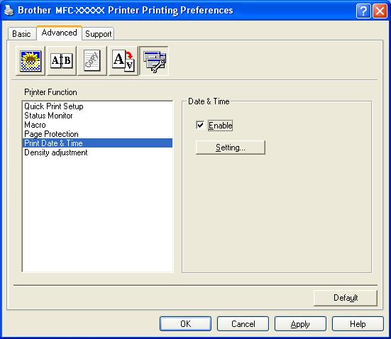 1. Printing Print Date & Time 1 When enabled the Print Date & Time feature, it will print the date and time on your document from your computer s system clock.