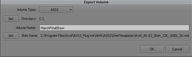 a bundle. To create a new export volume: 1. Select File > New Export Volume.