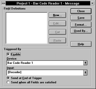 8 The Message dialogs define the format and content of message data