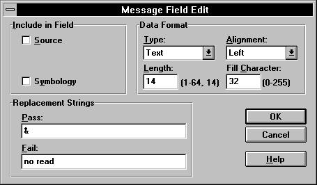 9 And when Edit is selected in the Message Field screen, this dialog appears: Sample PLC Program A sample PLC program appropriate for using a PLC 5/15/25 with a 2760 -RB module appears below.