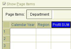 Lesson 2: Getting the data you want 13. Drag and drop the Calendar Year item to the left of the Region item.