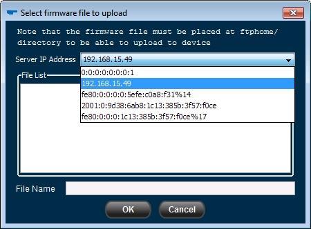 3.15. Node Upgrade The administrator can use the NMS to perform firmware upgrade on the node unit.
