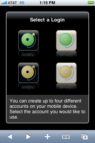 Mobile/Start Login In addition to the standard login, WhatsUp Gold Mobile Access includes a one-click login feature.