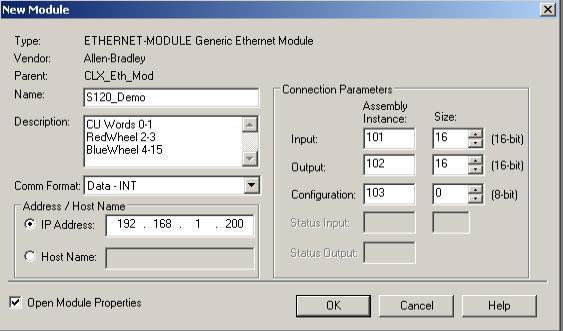In the Select Module dialog box use the Find function to search for the term GENERIC.