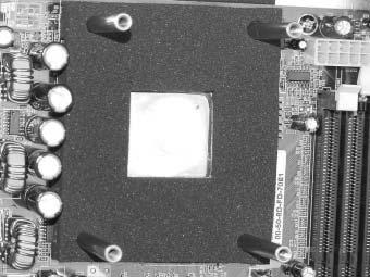 Compound on top of the CPU.