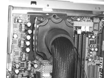 Installing the Evaporator on the CPU Step 1 Step 2 Figure 37 Slide the