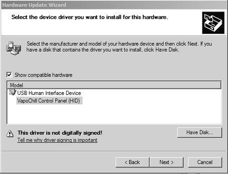 Step 4 Figure 63 Click Have Disk and select the device driver (INF file) located
