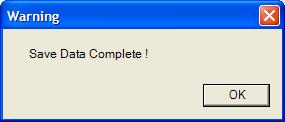 If the upload cannot be accomplished, a dialog box appears to let you know that no usable data could be located on the key.