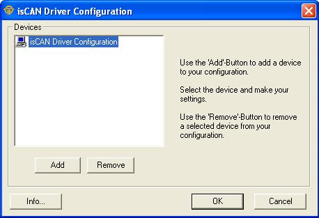 2.3 Configuration and Commissioning To ease the task of hardware configuration the configuration software iscan Driver Configurator is provided. It is installed in the Start Menu.