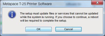 5 If the following confirmation dialog box