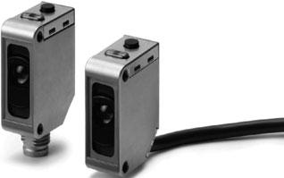 Print mark detection photoelectric sensor in compact stainless steel housing The detergent resistant photoelectric sensor in a robust stainless steel housing provides reliable detection of all common