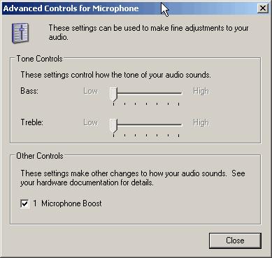Adjust the volume using the volume control on the headset cord. You can also adjust your headphones and microphone volumes in Interwise. The section below explains how.