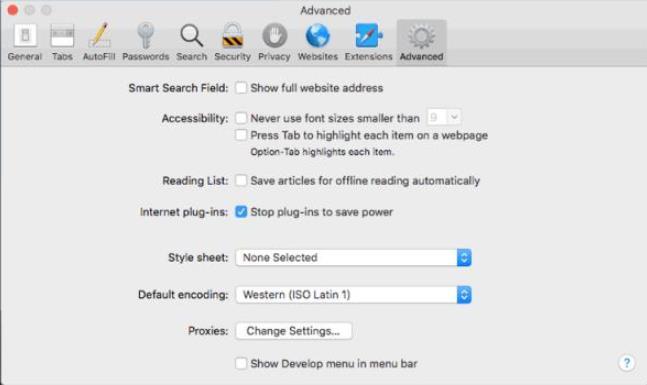 16. Mac OS Sierra 10.12 and Safari 11, make the following adjustments to ensure applications will launch when clicked.
