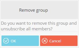 Enter a new Group name and click OK to confirm the change. Click Delete this group to permanently remove the collection from the program.