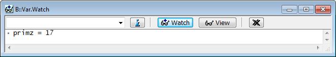 Right-click the variable primz, and then select Add to Watch Window. Spot breakpoint 2. In the Data.