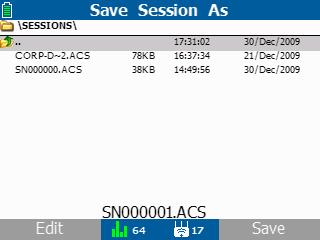8. Save an AirCheck Session Press the Save button Select Save to save AirCheck s current session data Connect