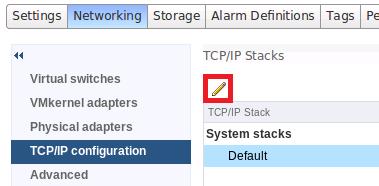 On the Manage tab of the esxi-3 host, click on the Networking button. 2. Click on TCP/IP Configuration. 3.