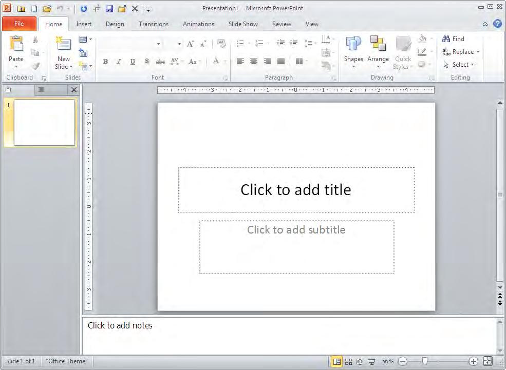 Getting Started There are a variety of ways to start using PowerPoint software. You can click on a shortcut on your desktop or task bar or you can double-click on a PowerPoint file.