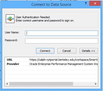 Connecting to Essbase in MS Excel 1 of 2 