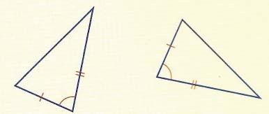 Two pairs of sides are equal and the angles between them are equal.