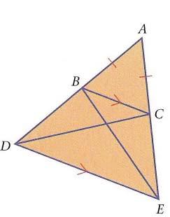 v. In the diagram, ABC is an isoceles triangle with AB = AC. Prove that triangles ACD and ABE are congruent. vi. In the diagram AB = BE, BD = BC and angle AEB = angle BDC.
