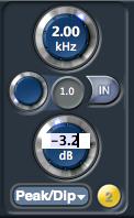 Tips: In fields that support values in kilohertz, typing k after a number value will multiply the value by 1000. For example, type 1.2k to enter a frequency of 1200 Hz.