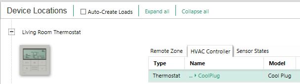 Click on Assign and then select the CoolPlug interface that is wired directly to the back of the Palladiom thermostat.