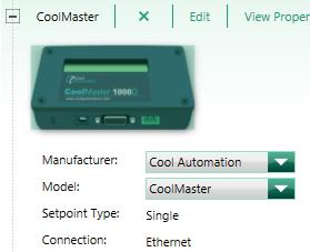 5.0.0 CoolMaster Integration with a HomeWorks QS System (continued) 5.2 Adding CoolMaster Interfaces to a HomeWorks QS Database (continued) 5.2.4 HomeWorks QS Software 12.